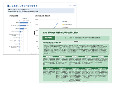 AI重要出願・類似出願分析レポートセット
